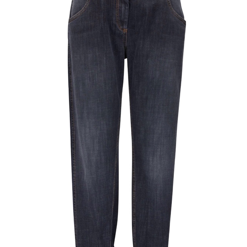 Brunello Cucinelli Dark Blue Straight Leg Jeans